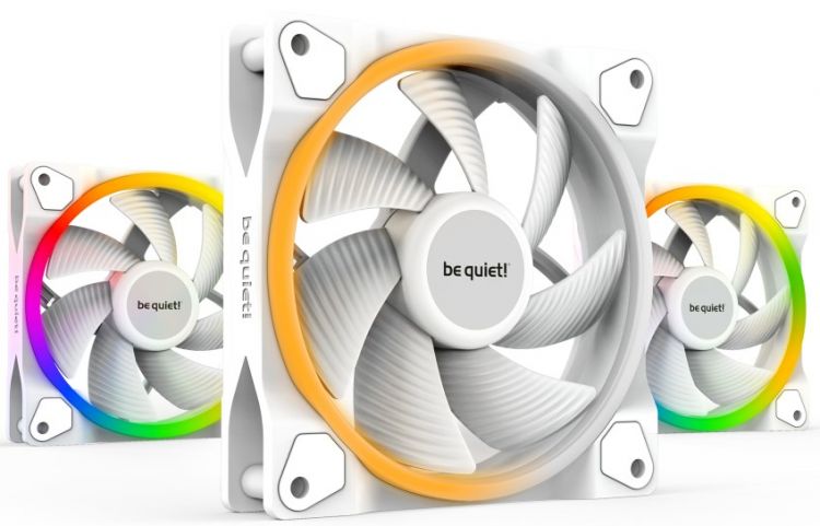 Вентилятор для корпуса Be quiet! Light Wings White BL100 120x120x25mm, 1700rpm, 41.51CFM, 20.6dBA, 4-pin PWM (3-pack)