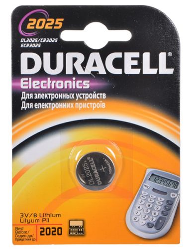 Батарейка Duracell CR2025