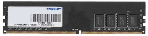 

Модуль памяти DDR4 8GB Patriot Memory PSD48G266681B PC4-21300 2666MHz CL40 1.2V bulk, PSD48G266681B