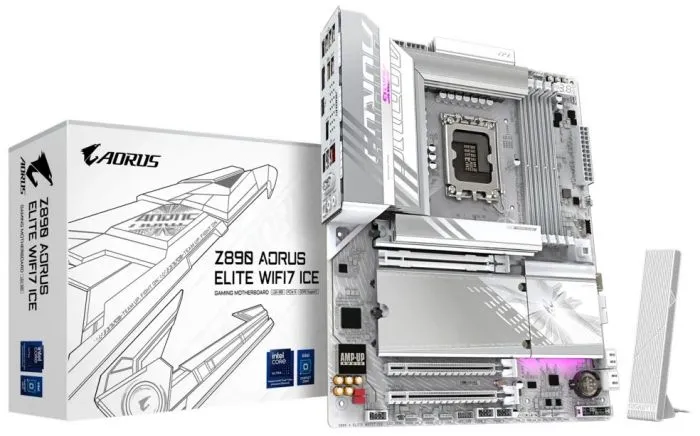 фото GIGABYTE Z890 AORUS ELITE WIFI7 ICE