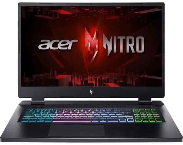 

Ноутбук Acer NITRO AN17-41-R4Y6 NH.QL2CD.001 Ryzen 7-7735HS/32GB/1TB SSD/RTX 4070/17" QHD IPS/WiFi/BT/cam/noOS/black, NITRO AN17-41-R4Y6