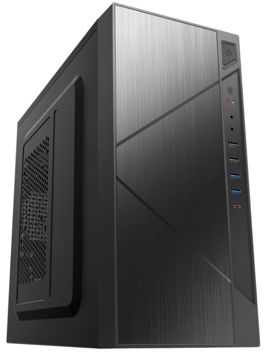 

Корпус mATX Foxline FZ-059-SX450R-U32C черный, БП 450W, USB Type-C, 2*USB 3.0, 2*USB 2.0, FZ-059-SX450R-U32C