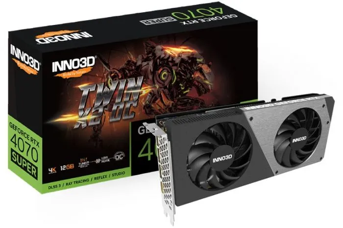 фото Inno3D GeForce RTX 4070 Super Twin X2