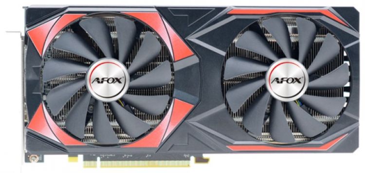 

Видеокарта PCI-E Afox Radeon RX 5700 XT (AFRX5700XT-8GD6H4-V2) 8GB GDDR6 256bit 7nm 1755/14000MHz HDMI/3*DP RTL, Radeon RX 5700 XT (AFRX5700XT-8GD6H4-V2)