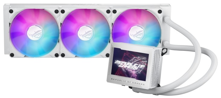 

Система охлаждения жидкостная ASUS ROG RYUJIN III 360 ARGB WHT 90RC00L2-M0UAY0 LGA1700/1200/115x/AM5/AM4 (3*120mm fan, 600-2200rpm, 70.07CFM, 36.45dBA, ROG RYUJIN III 360 ARGB WHT