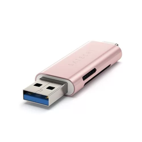 Satechi Aluminum Type-C USB 3.0 and Micro/SD