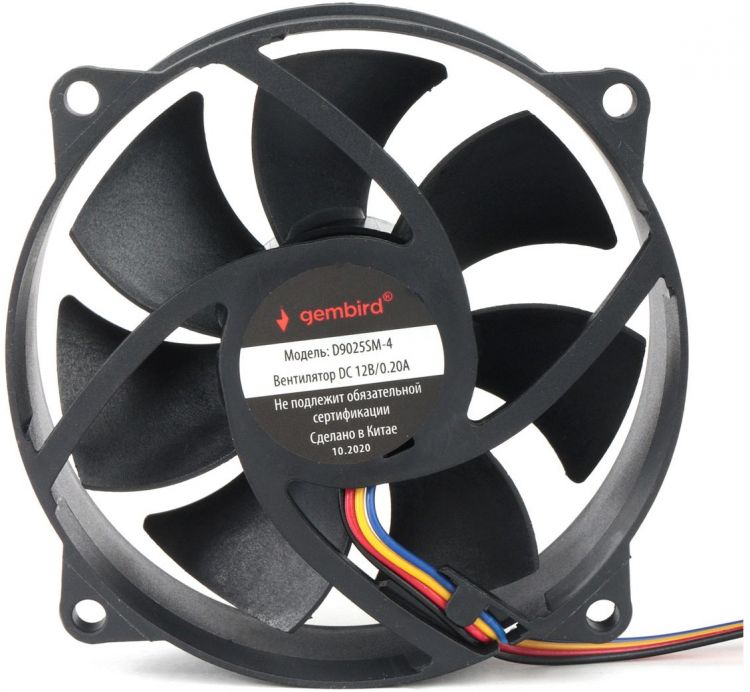 

Вентилятор для корпуса Gembird D9025SM-4 90x90x25mm, 2500rpm, 38.5CFM, 30.26dBA, 4pin, D9025SM-4