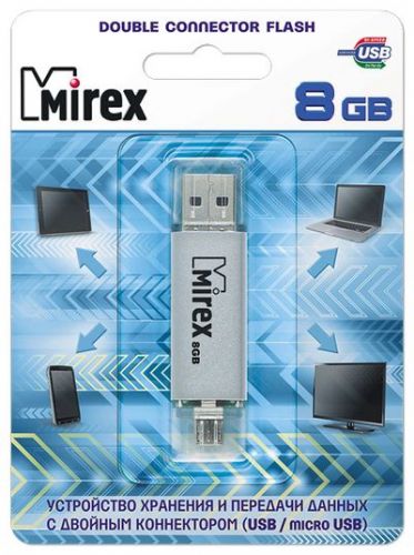 

Накопитель USB 2.0 8GB Mirex Smart, Smart