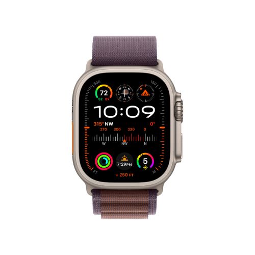 

Часы Apple Watch Ultra 2 49mm MRET3LL/A Titanium Case with Indigo Alpine Loop-Medium, Watch Ultra 2 49mm