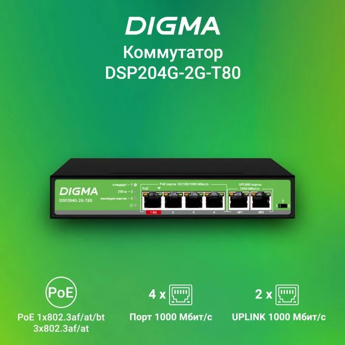 Digma DSP204G-2G-T80