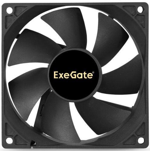 Вентилятор для корпуса Exegate EX09225B4P-PWM 92x92x25mm, 800-2200rpm, 60.3CFM, 29dBA, 4-pin PWM