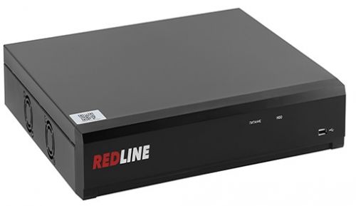 Видеорегистратор REDLINE RL-NVR32C-4H.lite 32-х канальный NVR с записью на 4 HDD, цвет черный