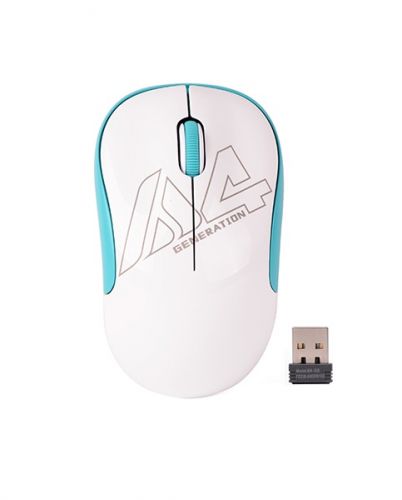 

Мышь Wireless A4Tech V-Track G3-300N white+blue, V-Track G3-300N white+blue