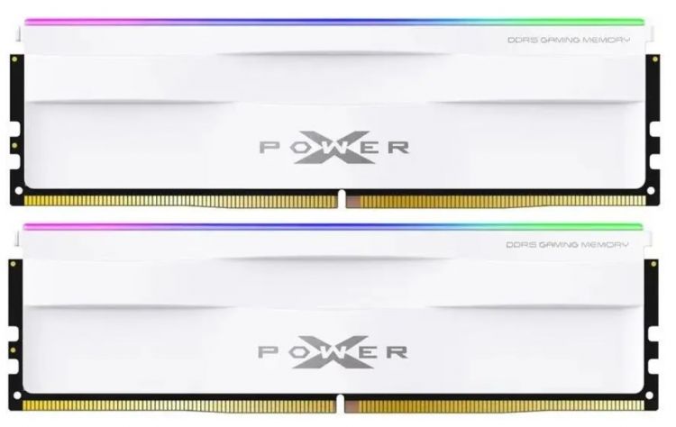 Модуль памяти DDR5 32GB (2*16GB) Silicon Power SP032GXLWU520FDH Xpower Zenith PC5-41600 5200MHz CL38 1.25V kit single rank Ret