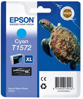 

Картридж Epson C13T15724010 для принтера Stylus Photo R3000 голубой, C13T15724010