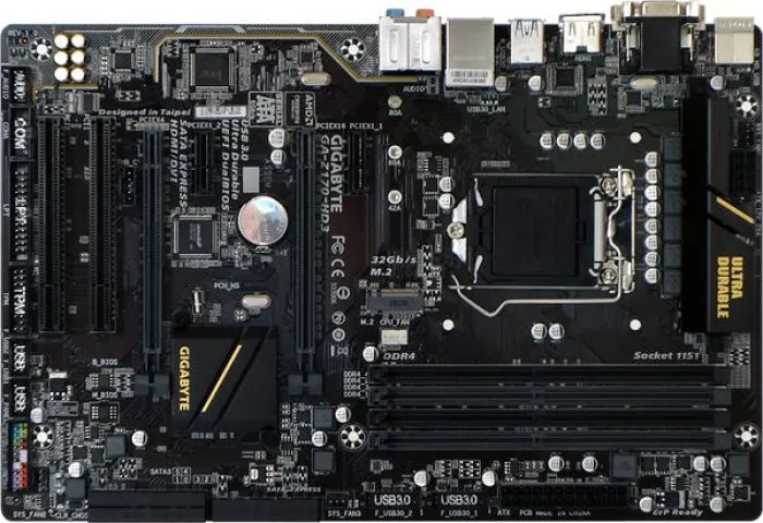 GIGABYTE GA-Z170-HD3 DDR3