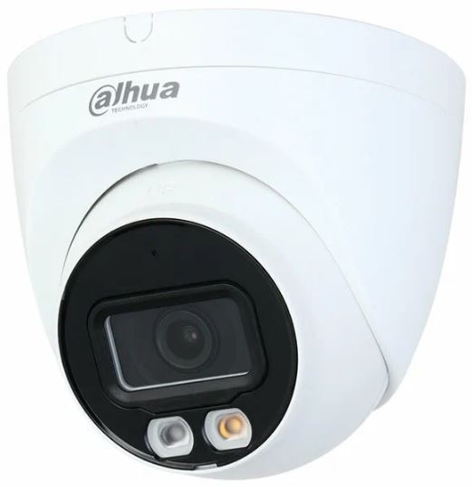 Видеокамера IP Dahua DH-IPC-HDW2249T-S-IL-0280B уличная, купольная, 2Мп, 1/2.8", CMOS, объектив 2.8