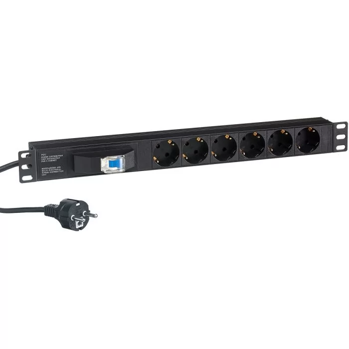 Exegate ServerPro PDU-19H610 Al-6S-EU2.5CU-1P