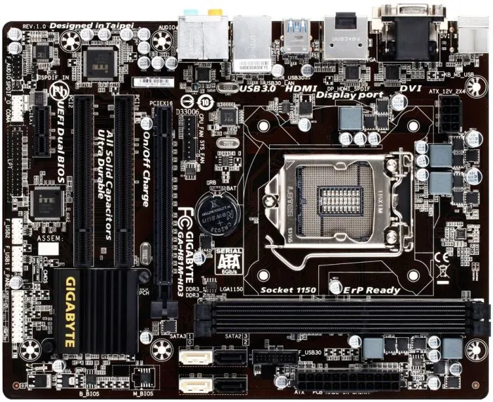 фото GIGABYTE GA-H81M-HD3