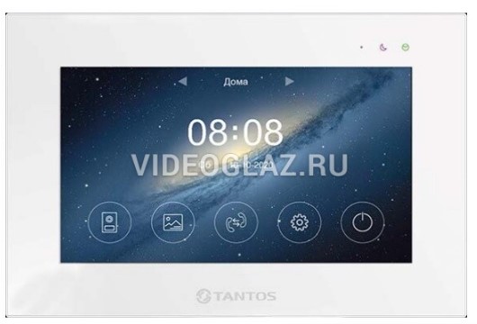 Видеодомофон Tantos MARILYN HD WI-FI (WHITE) с поддержкой форматов AHD/CVI/TVI 1080р/720p или CVBS (PAL)