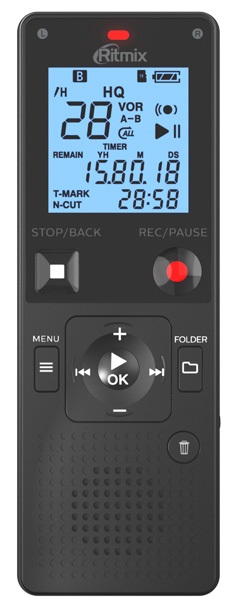 Диктофон Ritmix RR-820 16GB Black