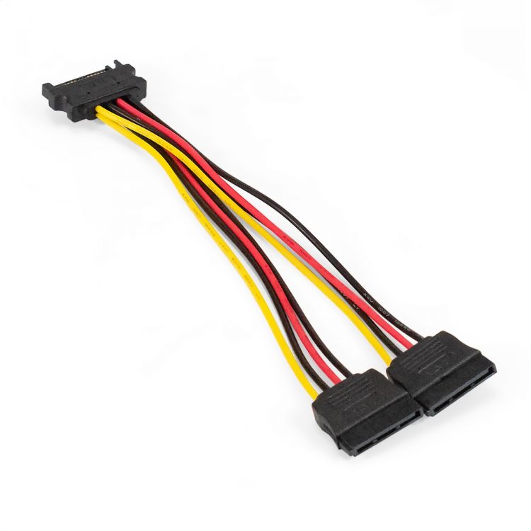 

Кабель питания SATA Exegate EX-CC-SATAM2F EX294794RUS (15pin M/2x15pinF), EX-CC-SATAM2F