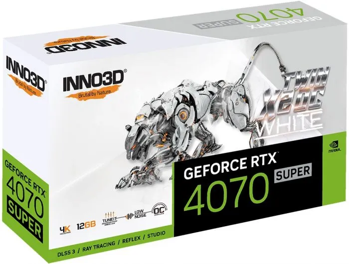 Inno3D GeForce RTX 4070 SUPER TWIN X2 OC WHITE