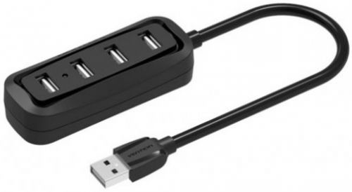 Разветвитель USB 2.0 Vention VAS-J43-B015 4xUSB, черный