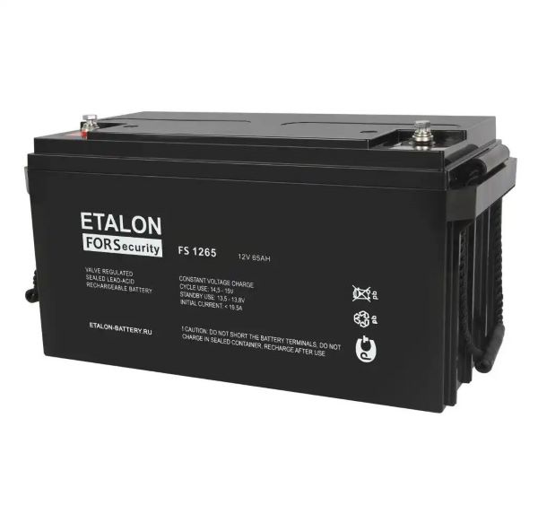 Аккумулятор ETALON FS 1265 12В 65Ач цена и фото