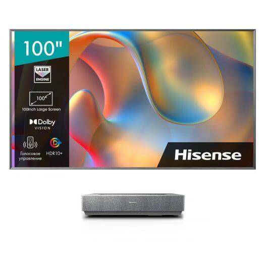 Телевизор Hisense 100L5H серебристый 4K Ultra HD 60Hz DVB-T DVB-T2 DVB-C DVB-S DVB-S2 USB WiFi Smart TV