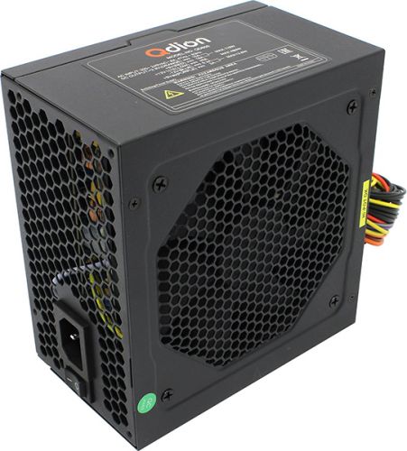 Блок питания ATX Qdion QD600 80+ QD-600 80+ 600W, active PFC, вентилятор 120mm, 80Plus