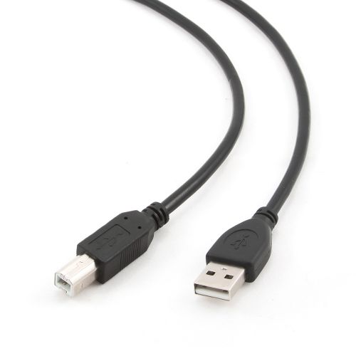 Кабель интерфейсный USB 2.0 Filum FL-CPro-U2-AM-BM-1.8M 1.8 м., черный, разъемы: USB A male-USB B ma