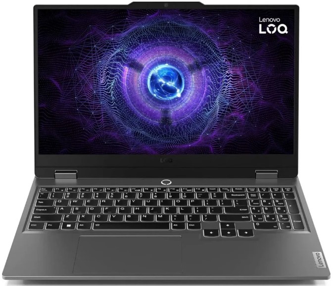 Ноутбук Lenovo LOQ 15IAX9 83DV00NJRK i7-13650HX/16GB/1TB SSD/GeForce RTX 4060 8GB/15.6" IPS/WiFi/BT/cam/noOS/grey