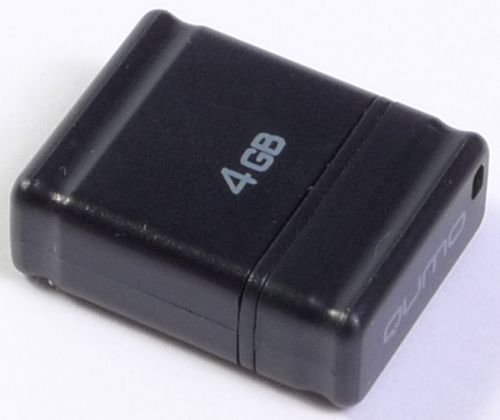 Накопитель USB 2.0 4GB Qumo QM4GUD-NANO-B