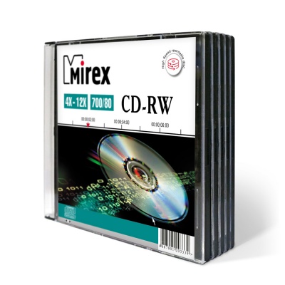 Диск CD-RW Mirex 202325 - фото 1