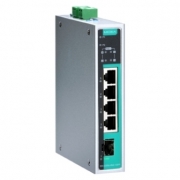 Коммутатор PoE MOXA EDS-G205A-4PoE-1GSFP 1x10/100/1000BaseT port and 4 PoE/PoE+ ports planet ipv4 ipv6 8 port managed 802 3at poe gigabit ethernet switch 2 port 10 100 1000mbps rj45 2 port 100 1000x sfp 240w