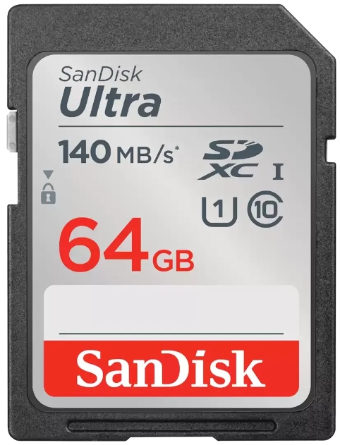 

Карта памяти SDXC 64GB SanDisk SDSDUNB-064G-GN6IN UHS-I, SDSDUNB-064G-GN6IN