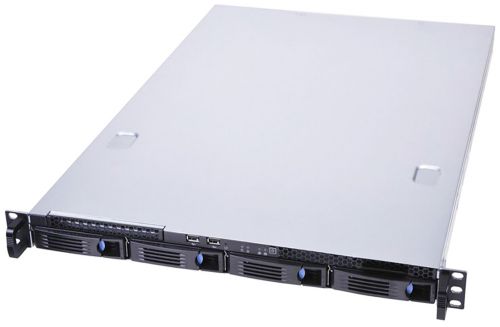 Корпус Chenbro RM14604H03*13927 1U, 4x3.5" Hot-Swap, Slim ODD, 2x2.5", 2*USB 3.0, Backplane 4-port 12Gb/s Mini-SAS HD