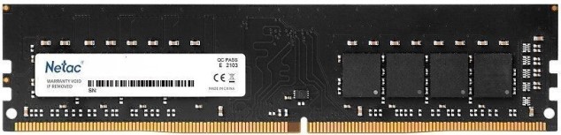 

Модуль памяти DDR4 16GB Netac NTBSD4P32SP-16J 3200Mhz, PC25600, C22, NTBSD4P32SP-16J