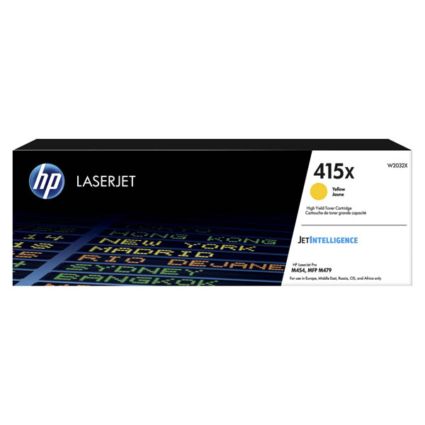 

Картридж HP 415X W2032X желтый (6000стр.) для LJ M454/MFP M479, 415X