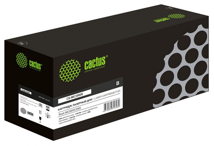 

Картридж Cactus CS-IMC3500B лазерный, 842255 черный 31000стр., для Ricoh IMC3000/C3500, CS-IMC3500B