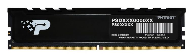 

Модуль памяти DDR5 8GB Patriot Memory PSP58G520081H1 Signature Premium PC5-41600 5200Mhz CL42 288pin 1.1V, PSP58G520081H1