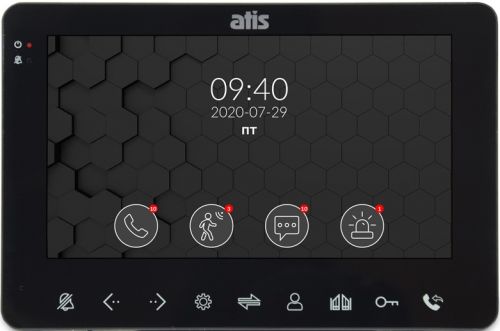Видеодомофон ATIS AD-780FHD Black