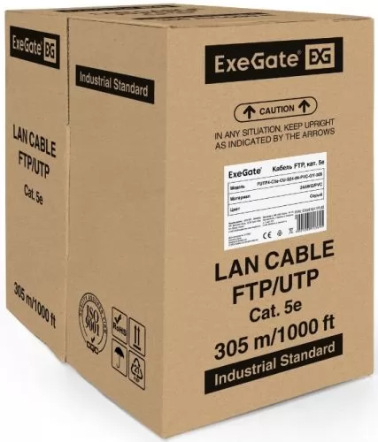 Exegate FUTP4-C5e-CU-S24-IN-PVC-GY-305