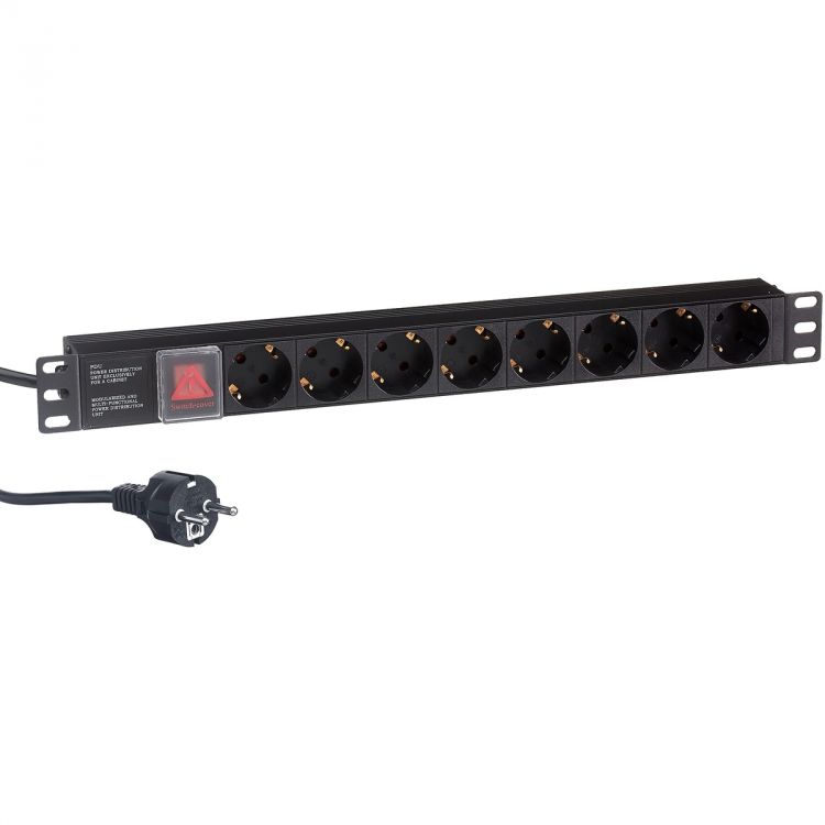 

Блок розеток Exegate ServerPro PDU-19H803 Al-8S-EU2CU-SW EX280842RUS (19", 1U, Алюминий, 8 Schuko, кабель с евровилкой VDE-250V-16A-3*1.5mm2, медь, 2, ServerPro PDU-19H803 Al-8S-EU2CU-SW