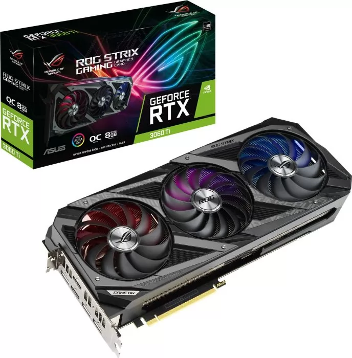 ASUS GeForce RTX 3060 TI ROG STRIX GAMING OC (ROG-STRIX-RTX3060TI-O8G-V2-GAMING)