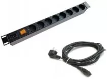 QTECH QS-PDU-1U-16А-8Schuko-1C20