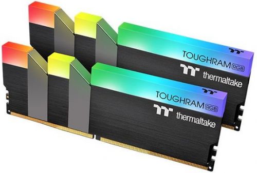 Модуль памяти DDR4 16GB (2*8GB) Thermaltake R009D408GX2-3000C16B TOUGHRAM RGB PС4-24000 3000MHz CL16