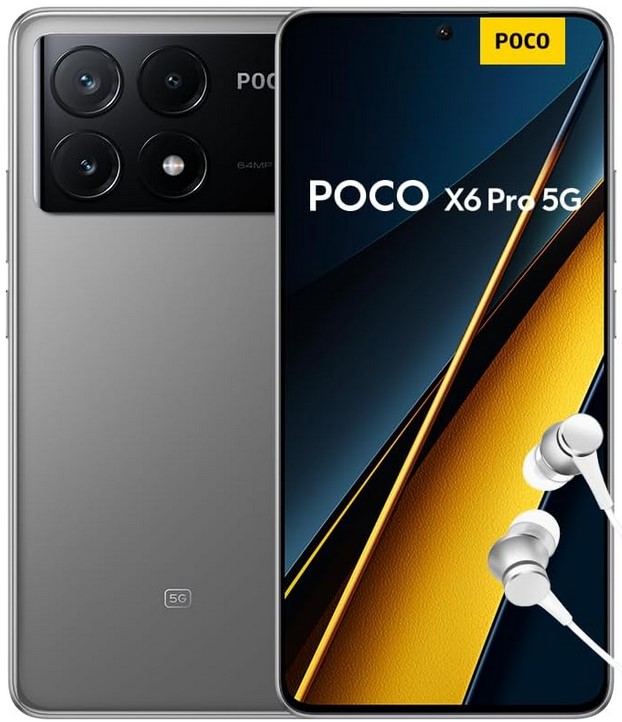 Смартфон Xiaomi POCO X6 Pro 5G 12/512GB MZB0FULRU (51656) Grey