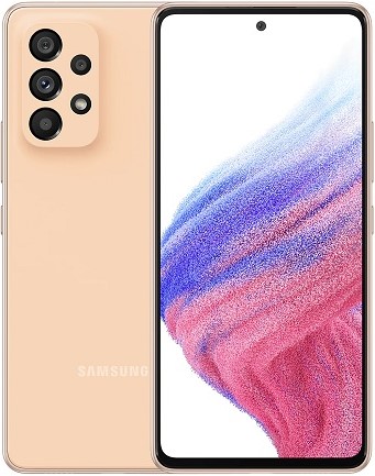 

Смартфон Samsung Galaxy A53 5G 8/256GB SM-A536EZOHSKZ orange, Galaxy A53 5G 8/256GB